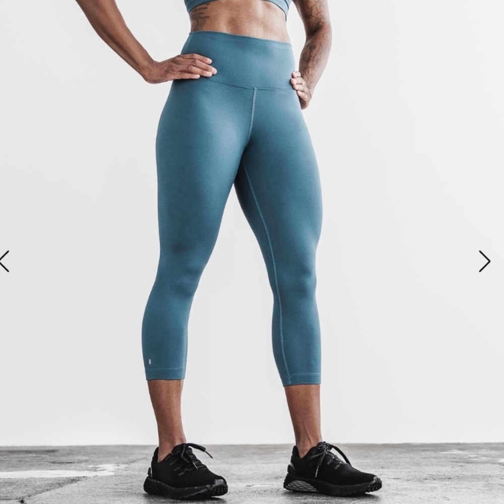 Small NWT No Bull high rise matte 21” tight deep teal